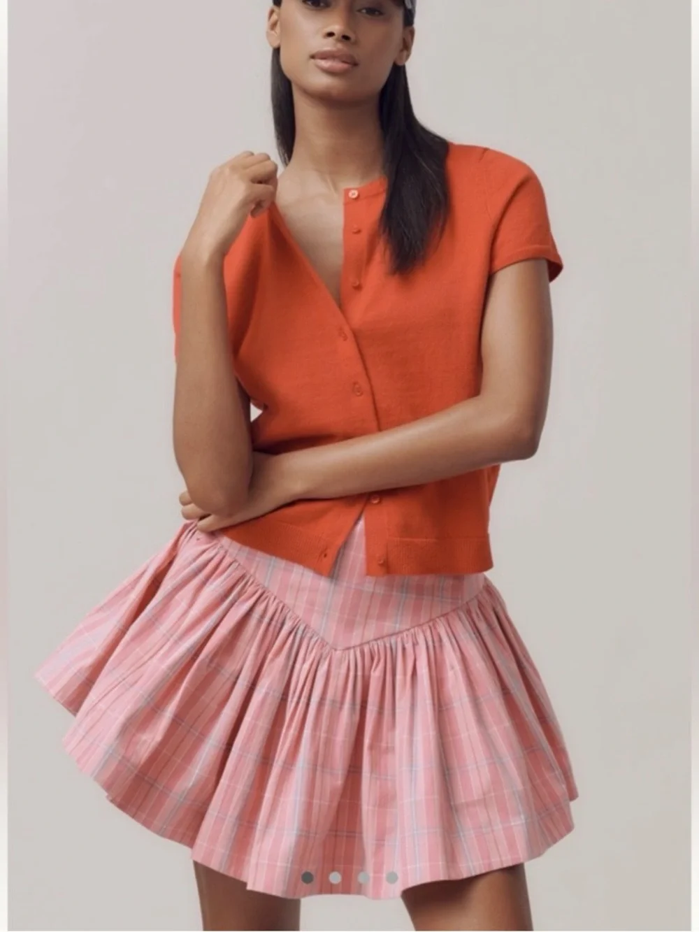 Maeve X-Large Skirt Anthropologie
Basque Waist Flirty Mini Pink
Combo plaid NWT - Picture 3 of 11